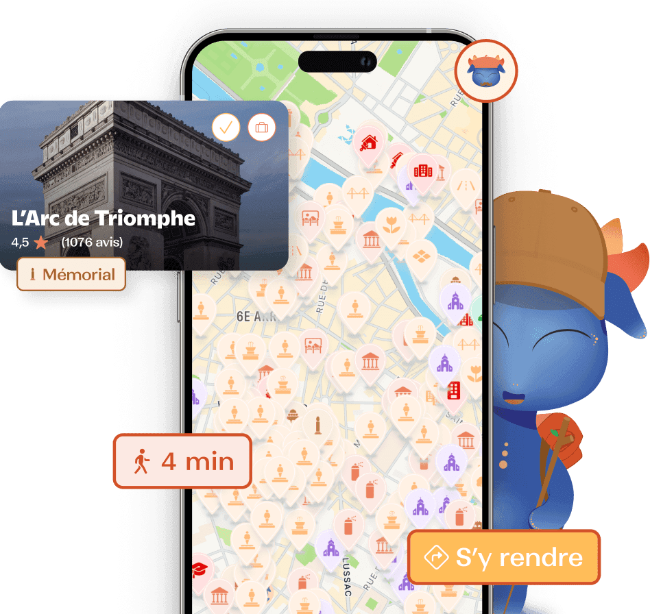 Présentation de la fonctionnalité map sur l'application