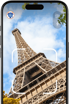 Mockup de l'application Fyndee avec un scan