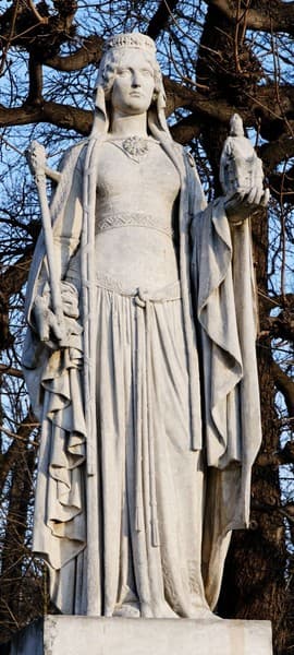 La statue de Berthe ou Bertrade